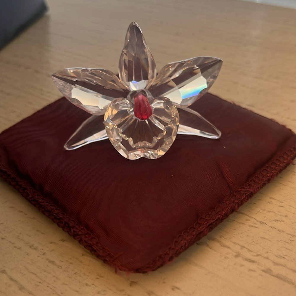 Swarovski Orchid Figurine